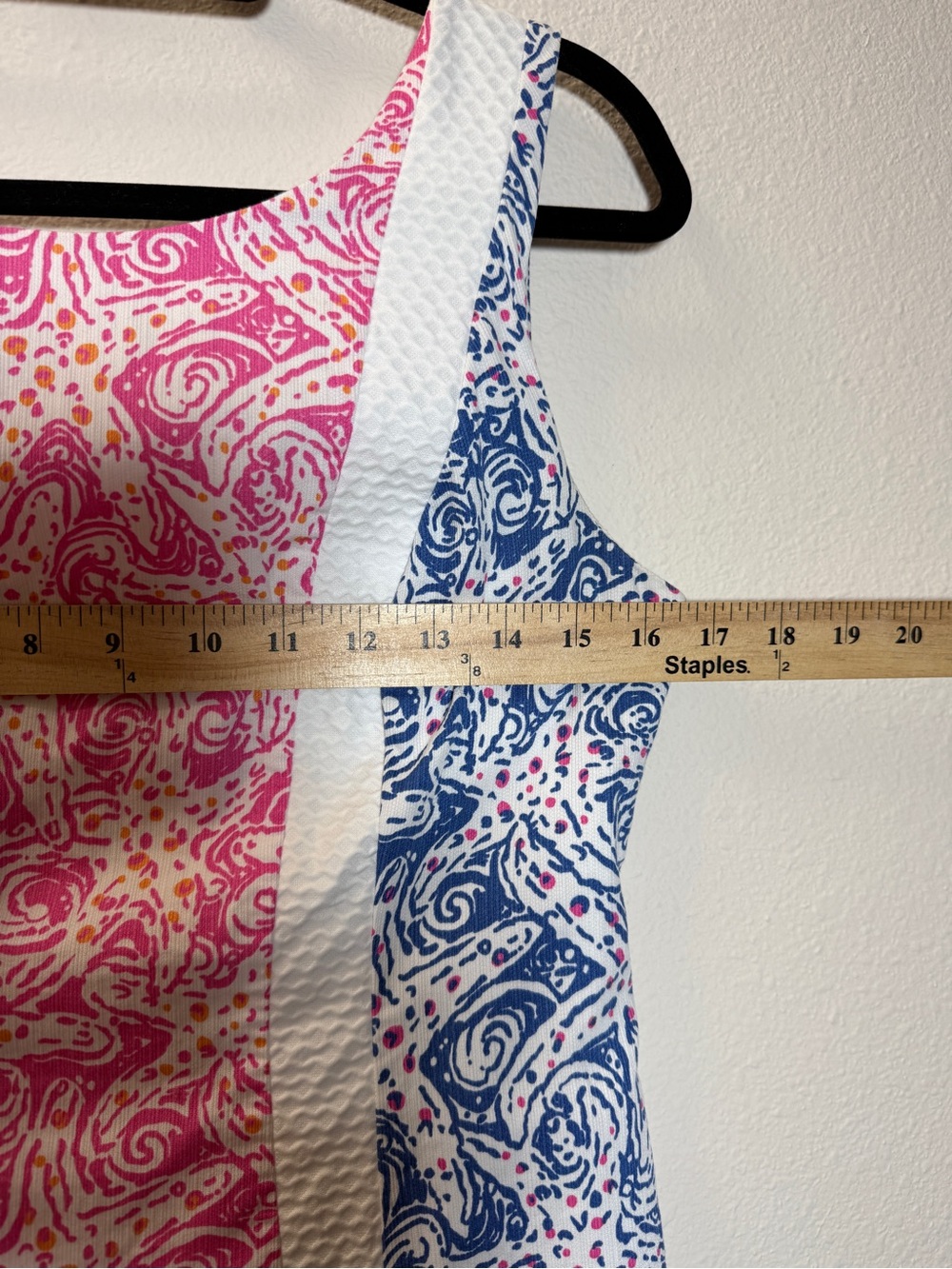 Lilly Pulitzer Shift Dress 4 Cotton Seacock Blue Pink Starfish Seashell Nautical - Picture 8 of 11